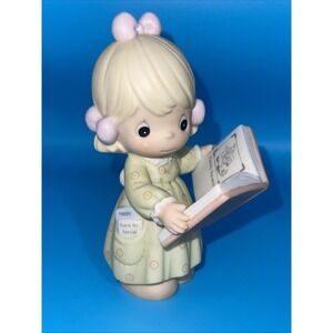 1999 Enesco Precious‎ Moments Figurine #731129 Girl Holding Our Family Album